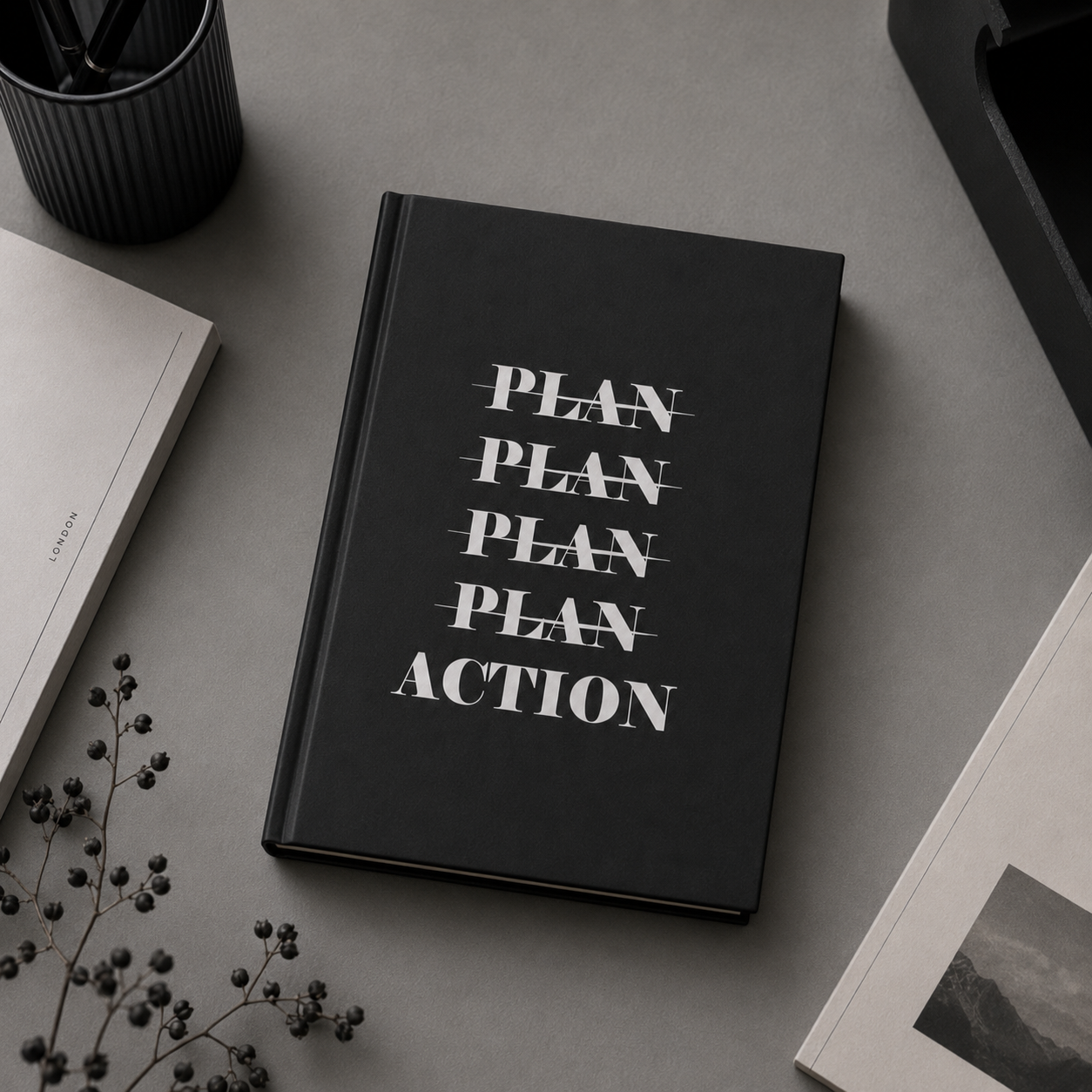 Built For Consistency- Minimal Productivity Planner