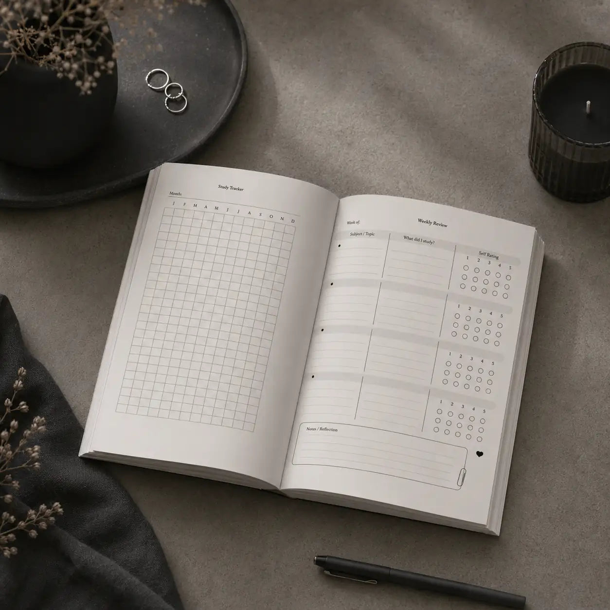 Built For Consistency- Minimal Productivity Planner